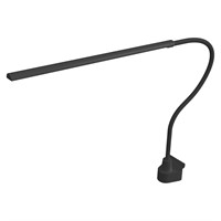 Uniform Lamp 01 - Flexible gooseneck lamp, black