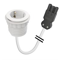 Powerdot Mini 50 - 1 socket type F, GST-18i3, white