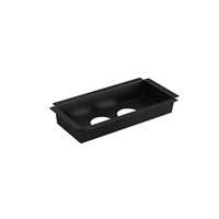 Powerdot Tray 01 - Mounting tray for 2 Powerdots, black